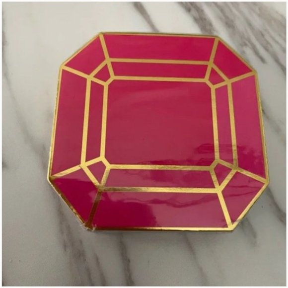 Kate Spade Paper Gem Coasters set of 6 nwt - Picture 3 of 5
